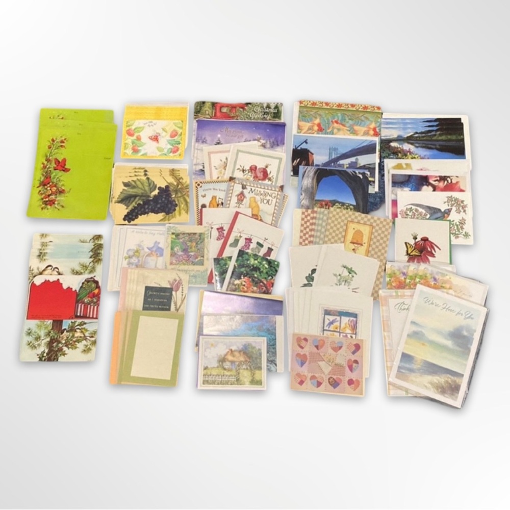 100+ Card Lot / Variety Notecards